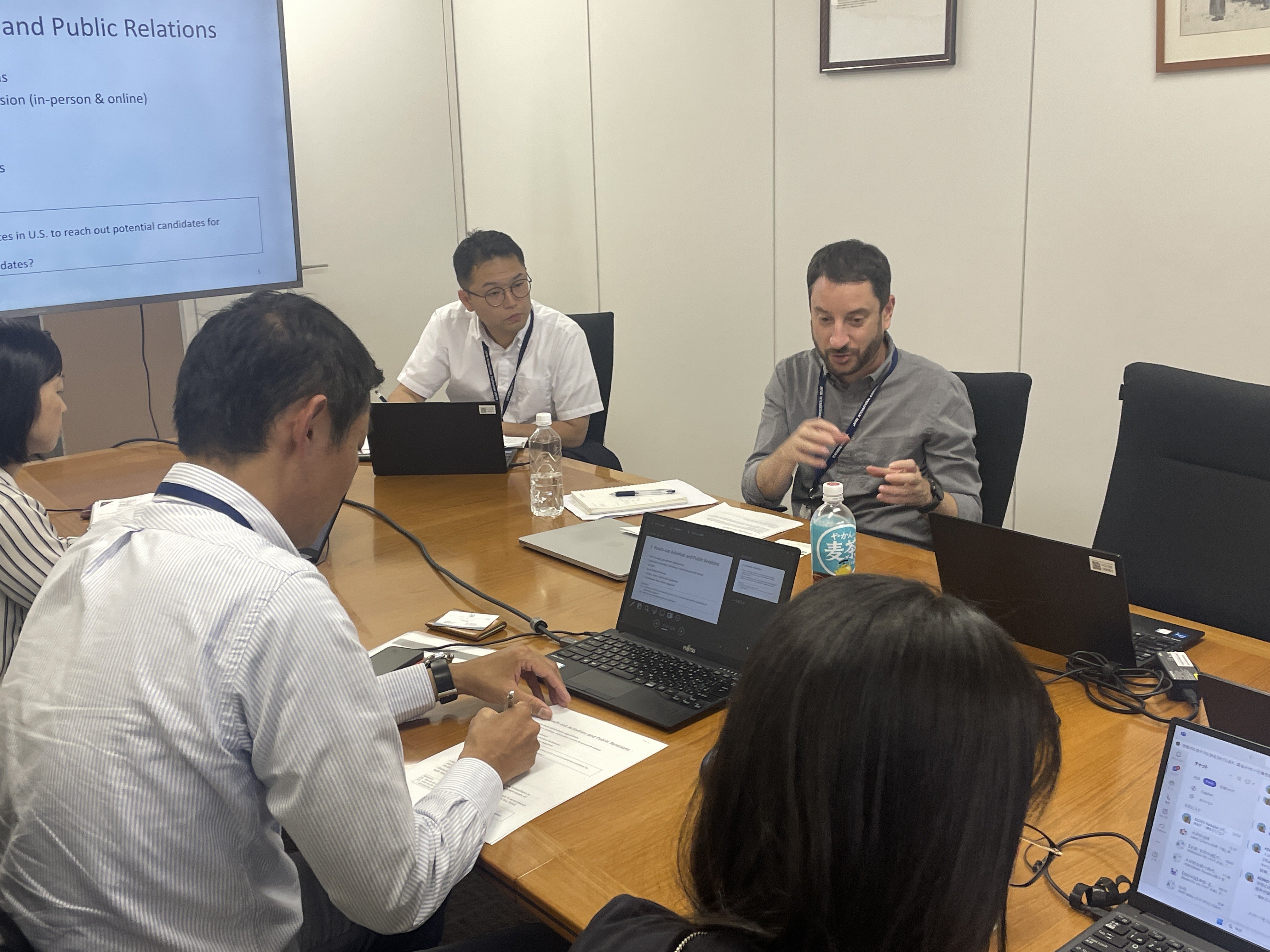 留学生事業第一部との座談会