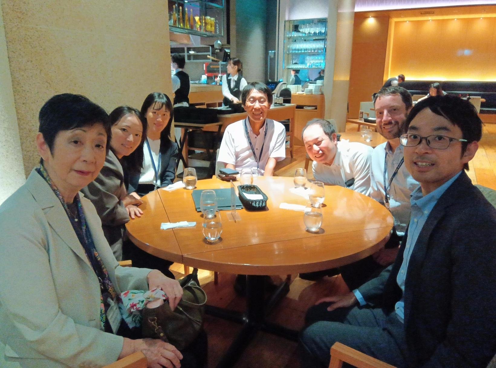 国際研修部とのランチミーティング　