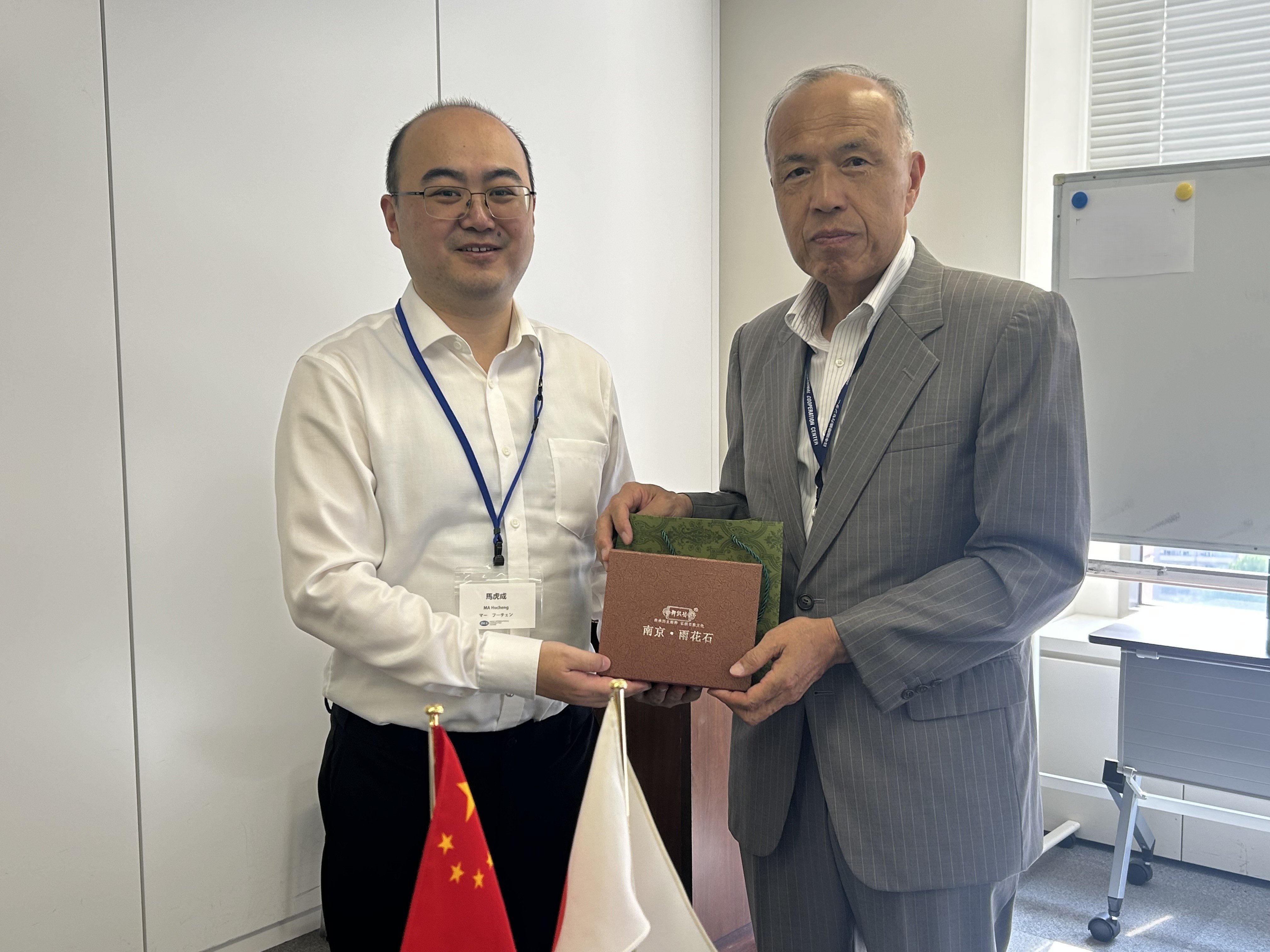 南京鼓楼医院 肝胆・肝移植外科副主任医師 馬虎成団長と吉田理事長